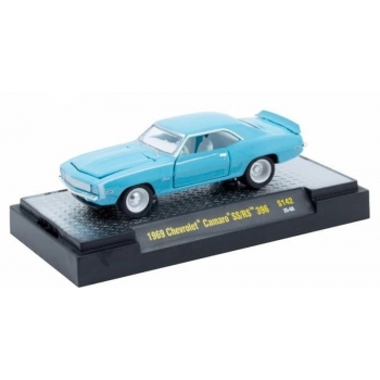M2 Machines 1:64 Chevrolet Camaro SS/RS 396 1969 blue